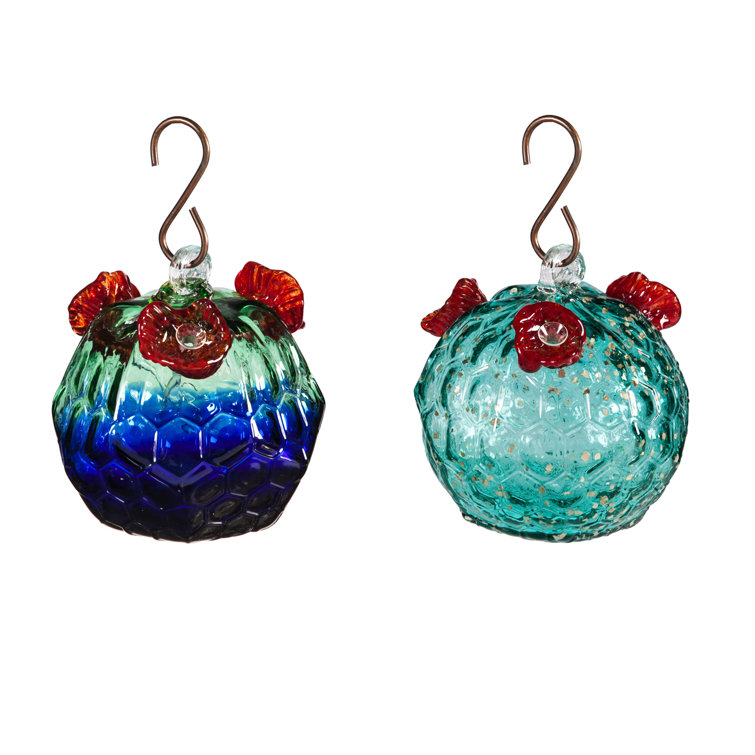 Evergreen Enterprises, Inc Large Glass Hummingbird Feeder Wayfair Canada